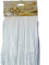 Weißes Lametta 50 cm Neu 5 Streifen