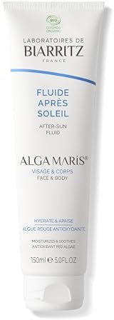 Laboratoires de Biarritz - After Sun Fluid - ALGA MARIS® Bio-zertifiziert - Hydriert, beruhigt und schützt - Gesicht und Körper - für Kinder und Erwachsene - 150ml - in Frankreich hergestellt