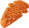 Fox Racing Inserto de Rodilla F3 D3o Rodillera, Hombres, Naranja, Talla única