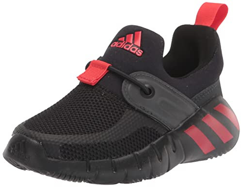 adidas Rapidazen Cross-Trainer zum Reinschlüpfen, Unisex, für Kinder, Core Black/Vivid Red/Carbon, 6.5 US Toddler
