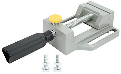 Outils Étau de Perceuse à Colonne Universel - Mini-perceuse, Table de Serrage, Dégagement Rapide - Étau Plat en Aluminium