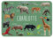 Paper Themes Personalised Placemat for Kids (Jungle Animals)