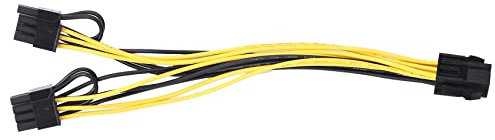 Geroosaty 10 StüCk 6 Pin PCIe 8 Pin (6 + 2) Grafik Karte PCI Adapter GPU VGA Y-Splitter VerläNgerung Kabel Mining
