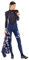 Alé Cycling Damen Prr Fiori Trägerhose, Navy, XXL