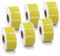 BETCKEY - 6 Rollen Gelb Mehrzwecketiketten Kompatibel mit DYMO 11355(S0722550), 19mm x 51mm, 3000 Farbige Etiketten für LabelWriter 450, 4XL NICHT passend 550 oder 5XL