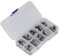 Eujgoov 100 Pcs 10 Modèles Usb TYPE Usb C Solderbaar, Usb C Saldare C Prise Femelle Connecteur Jack Soudure Assortiment Ensemble Argent pour Adaptateur de Remplacement de Réparation