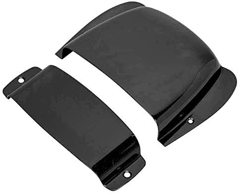 P Bass Pickup Cover Bridge Jazz Micros Covers Chrome Guitar Precision Silver Teisco Parts Telecaster Gold Vintage Performance Accessories (Noir)