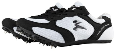 Zeihyeurus Zapatillas De Atletismo Clavos,Zapatillas De Clavos Deportivas,Zapatillas Deporte Atletismo con Clavos,Transpirables De Malla,Unisex,Antideslizantes,Resistencia Al Desgaste,para Correr