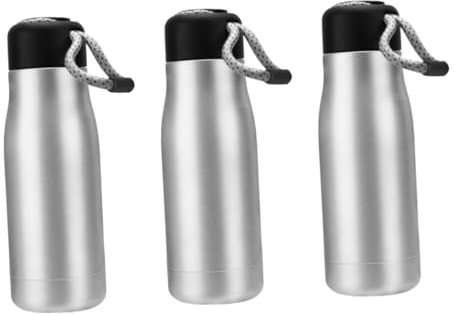BESPORTBLE 3 Pcs Bouilloire De Sport Capitaine Brassards pour Le Football Blanc Bouilloire Cruche Lait Bouteille d'eau Durable Bouteille d'eau Équitation Bouilloire VTT