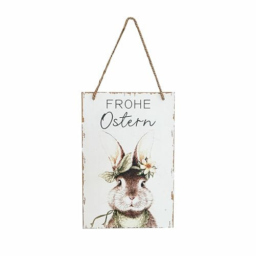 Loberon Dekoboard Yonne, braun/Creme