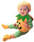 MNSWR Kleidung Junge Kinder Kürbis Halloween Weste Tops + Mütze + Schuhe Outfits Set Festliche Jungen Anzug (Orange, 110)