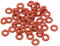 PATIKIL Joint Torique en Silicone 10mm OD 4mm ID 3mm Largeur, 50Pcs Métrique VMQ Joint d'Étanchéité de Remplacement pour la Réparation des Vannes de Compresseur de Plomberie, Rouge