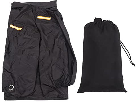 Gatuida Cubierta Protectora Para Motocicletas y Scooters Talla Resistente Al Sol Lluvia Material Transpirable Costuras Reforzadas Color Negro