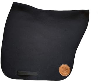 blanq Filzschabracke Barockschabracke Dressur Sattelunterlage Satteldecke Schabracke schwarz