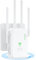 2025 Nouveau Repeteur WiFi Puissant,Amplificateur WiFi 4 antennes,2 Ports LAN,Répéteur WiFi 300Mbps, Compatible avec Toutes Les Box Internet Ethernet Port