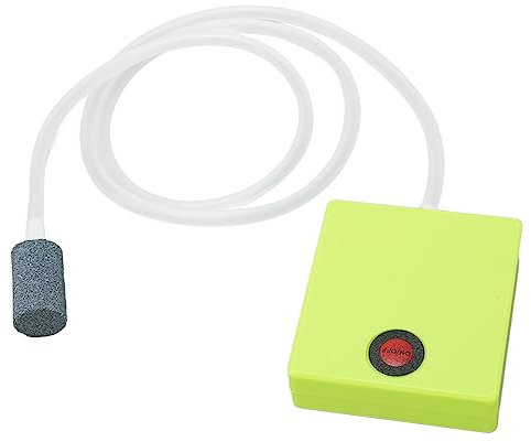 Mini -Aquarium -Sauerstoffluftpumpe, Tragbares, Steines Luftvolumen Kleiner Fischtankluftpumpe für Aquariumzubehör, Aquariumluftpumpe Batterie, Batteriebetriebene Luftpumpe für