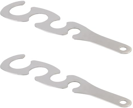 Enwye 4-Loch-Spaghetti-Messwerkzeug aus Edelstahl, Pasta-Gadget, Spaghetti-Lineal, schnelles Pasta-Messgerät