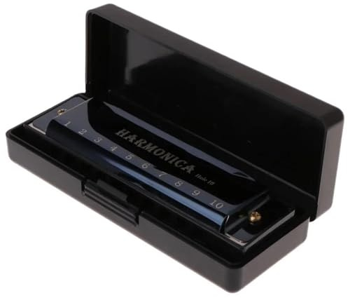 Professionelle C-Mundharmonika Die C Dur Mundharmonika Mit 10 Löchern Eignet Sich Für Anfänger Und Ist Ein Holzblasinstrument.(Bk)
