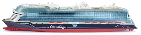 Siku 1731 Mein Schiff Relax, 1:1400, Metall/Kunststoff, Multicolor | Detailgetreue Decks, Authentische TUI-Nachbildung, Robustes Design, Spielzeugschiff für Fans