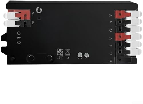 Für ESP8266 WLED WiFi LED Strip Controller für WS2812B WS2811 SK6812 RGB adressierbare Lichter, App-Steuerung für Alexa, 5-24V DC Open Source DIY Modul, Schwarz (Schwarz)
