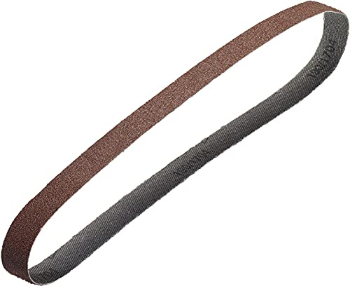 wolfcraft 3 Fabric Sanding Belts 13 x 457 mm, Grain 120 I 1726000