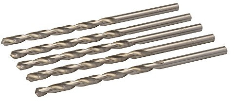 Silverline 196496 HSS-R-Bohrer, extra lang, metrisch, 5er-Pckg. 6,5 x 148 mm