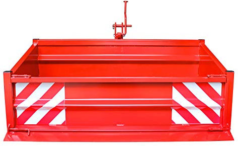Traktor Heckcontainer Heckmulde Transportcontainer Mulde Container Typ 1500 S / K1- rot