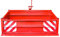 Traktor Heckcontainer Heckmulde Transportcontainer Mulde Container Typ 1500 S / K1- rot