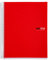 Miquelrius - Notizbücher A4 The Original Notebook, 8 farbige Streifen, Undurchsichtiger Polypropylen-Einband, Format A4 (210 x 297 mm), 4-Loch-Lochung, 200 Blatt mit 70 g/m², Raster 5 mm, Rot