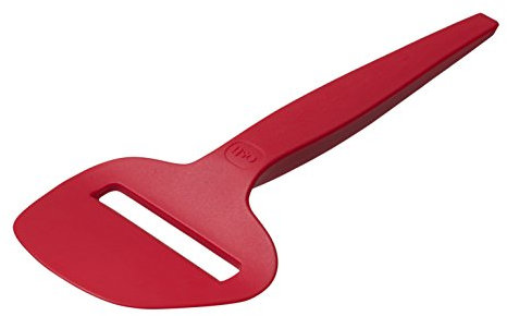 Osti 01 (RED) Cheese Plane – Handheld Durable Wireless Cheese Slicer for Perfect Slices of Hard, semi-Hard and semi-Soft Block Cheese – Dishwasher Safe – Danish Design Cheese Cutter