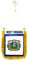 AZ FLAG - Wimpel West Virginia - 15x10 cm - Bundesstaat West Virginia Mini Flagge 10 x 15 Cm - Auto Pennant Spezielle Auto