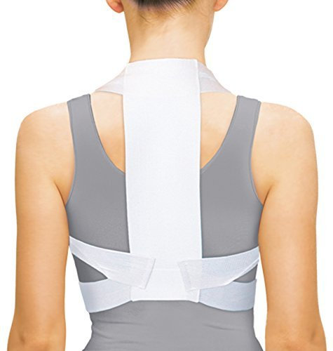 Stabilisator Rücken-Korrektor Rücken-Halter Korsett weiss 2-M-78-87cm