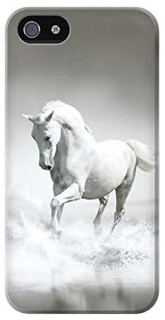 White Horse Case Cover Custodia per IPHONE 5 5S SE