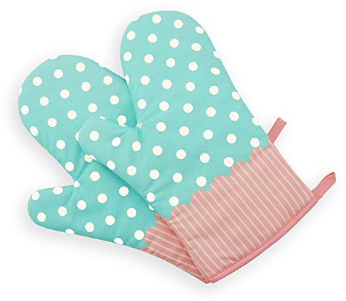 TFENG Ofenhandschuhe, Hitzebeständige Grillhandschuhe, Anti-Rutsch Backofen Handschuhe, 1 Paar