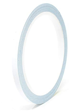 Finest Folia 10 Meter (0,79€/Meter) Zierstreifen Auto Motorrad Boot Modellbau Farbauswahl Dekorstreifen Seitenstreifen Klebestreifen (Weiß Glanz, 5mm Breite)