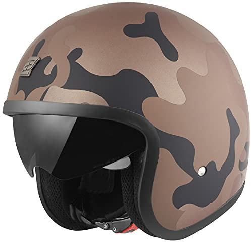 Bogotto V537 Camo Jethelm, braun, L