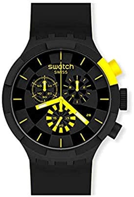 Montre Swatch Big Bold Chrono SB02B403 Checkpoint Yellow