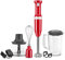 KitchenAid Batidora de mano inalámbrica de velocidad variable con picadora y batidor - KHBBV83, rojo pasión, 1 litro