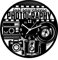 Instant Karma Clocks Wanduhr Fotografie Kamera Studio Wandbehang für Fotografen Videographen Ø30cm, Holzwerkstoff, Schwarz, Holz