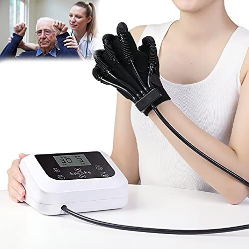 ZZBB Guanto Elettrico Exoskeleton Manuale di Allenamento Manuale Manuale Allenamento Tuning Forchetta Flection Flexion e Esercizio Esercizio,Right,L