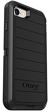 OtterBox Defender Series Robuste Schutzhülle für iPhone SE (2020), iPhone 8, iPhone 7 (Nicht Plus), nur Hülle, Keine Einzelhandelsverpackung, Schwarz (mit mikrobiellem Defense).