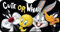 Warner Bros Parasol Delantero Coche niño niña Looney Tunes 130 x 70 cm Bugs Bunny Daffy Duck Titti Silvestro Sol protección Viajes, Negro