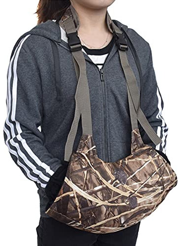 HOHXFYP Handw?rmer Muff,Winter Jagd Handmuff,Warmer und Atmungsaktiver Polarfleece Handmuff,Winddichter,Beheizbarer Handmuff Zum Aufh?ngen Am Hals,f¨¹r Outdoor Aktivit?Ten