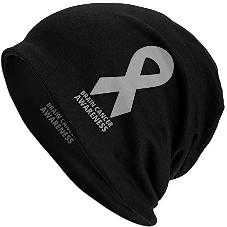 YINGD Strickmütze Brain Cancer Awareness Beanie Mütze Unisex Winter Warm Mütze, #912, One size