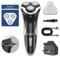 SweetLF Electric Razor for Men, with 1 Quick UK Charger & Pop-up Trimmer - Rechargeable Cordless 120 Min Shaving, 100% Waterproof Electric Shaver, Wet & Dry Shavers for Men