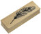 Artoz Stempel – Holzstempel – „Feder“ – 90 x 30 mm – Motivstempel zum Kartenbasteln für Einladungen, Geburtstag, Grüße
