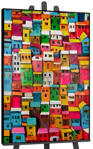 YS-Art Luxus Acryl Gemälde auf Leinwand Urbane Abstraktion handgemalt Wandbild modernes Wohndekor abstraktes Motiv Bild echtes Kunstwerk 180x120 cm