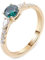 KnBoB Trauringe Eheringe 18K Gold Ring Damen Elegant Grün 1ct Labor Erstellt Smaragd Verlobungsring Schlicht Gr.62 (19.7)