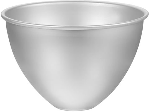 sourcing map 7 Inch Round Aluminum Doll Cake Pan, Metal Princess Doll Cake Baking Non Stick for Home Kitchen Dessert DIY Silver