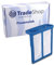 Trade-Shop Filtro de pelusa, 77 x 68 x 27 mm, compatible con Balay, compatible con Constructa, compatible con secadora Gaggenau 619697